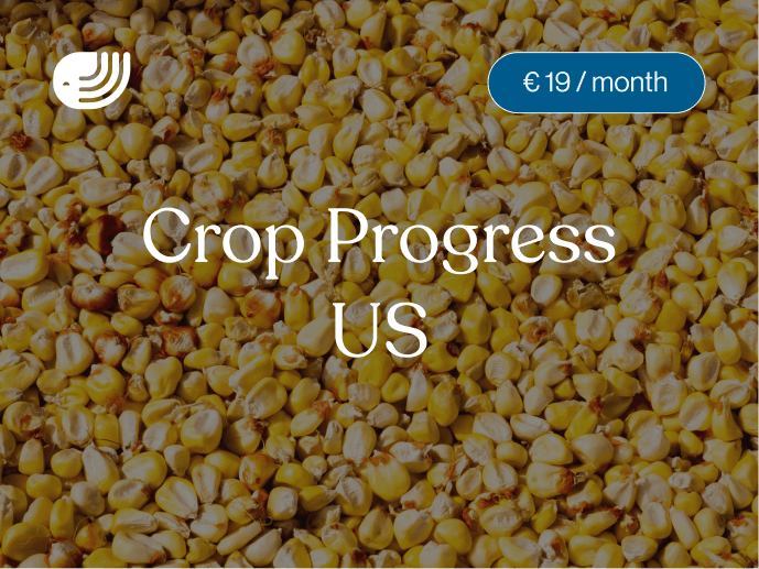Report card for the CMN Crop Progress Extended grain market report with in-depth agri-commodity price developments and freight market signals for professional grain traders.