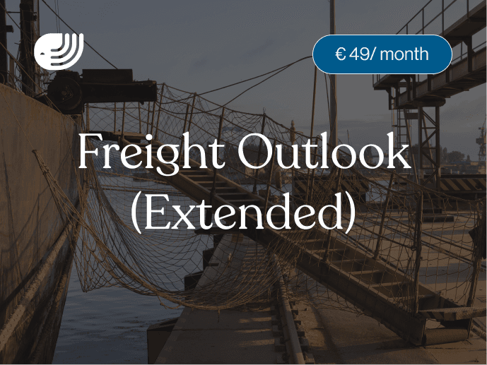 Report card for the CMN Freight Outlook Extended report with weekly overview of dry bulk freight rates and key market drivers across vessel segments and regions