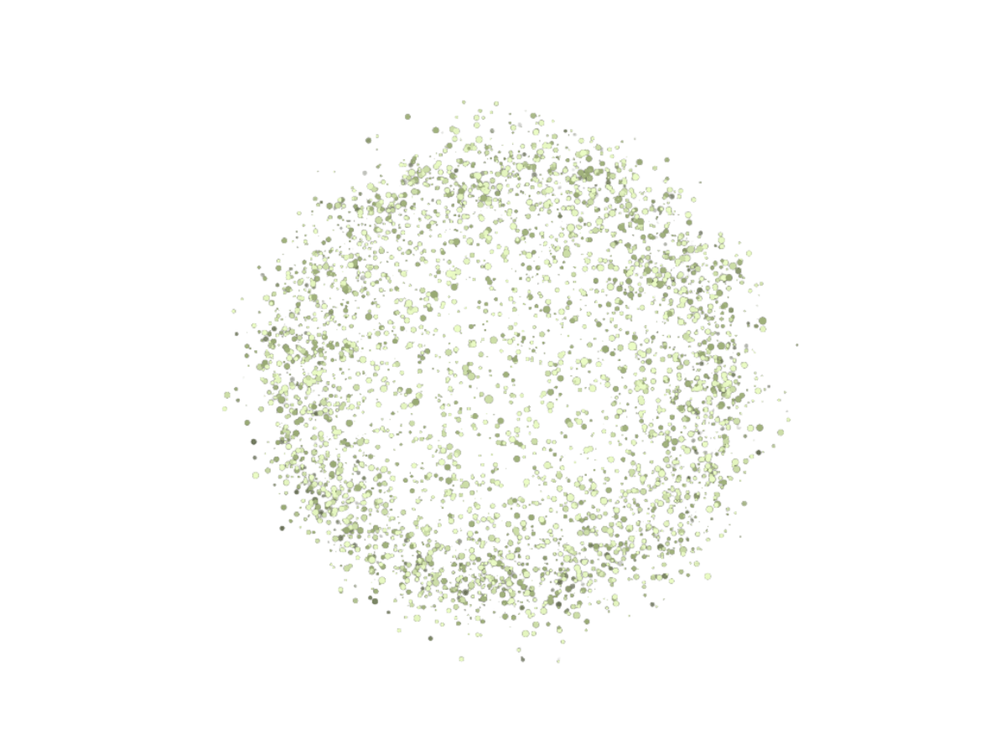 Dot globe data visualisation representing the comprehensive 19-year historical grain supply and demand data archive on the CM Navigator platform for spotting trends, patterns and anomalies